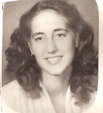 vicki's h.s. graduation yearbook photo 1981