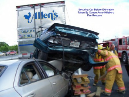 Securing The Car For Extrication