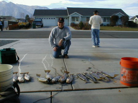 Fishing success Lake Walker catch of Cutthroat