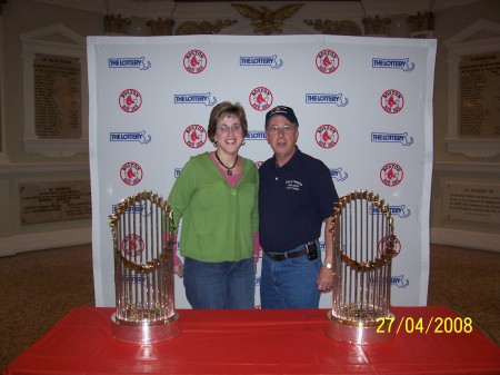 Two Red Sox Fans Lynne & her Dad