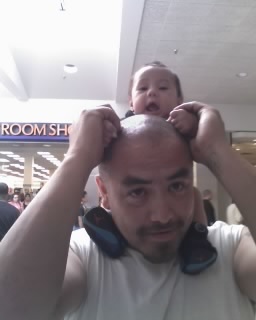 Augustine & Julian at the mall