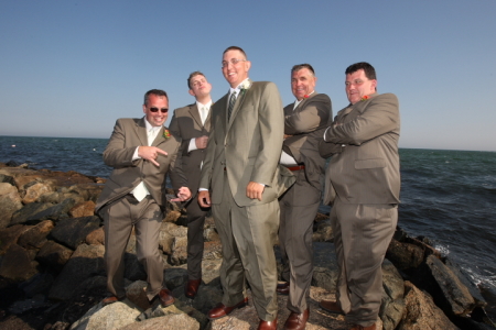 wedding - grromsmen & groom