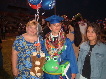 My eldest son's graduation from Waianae High