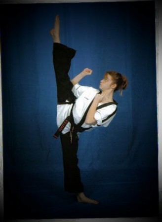 Ashley, 4th degree blackbelt