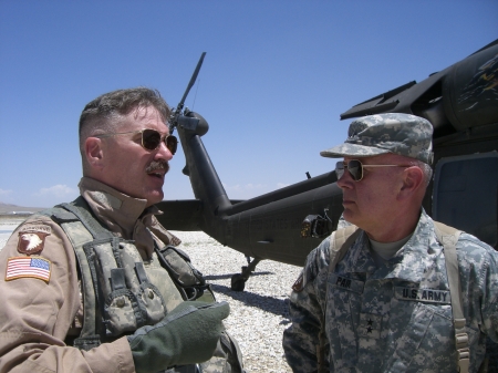 Mission discussion in Afghanistan