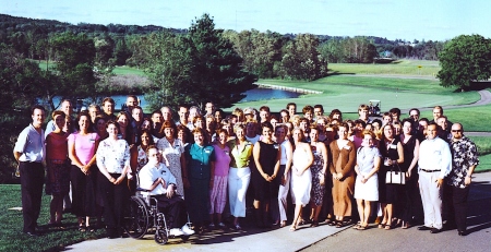 Class of 84 at 20 year reunion, July 2004