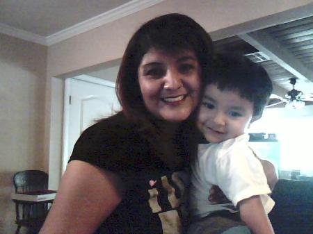 Me and my adorable Grand-Nephew...Troy Boy