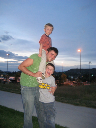 My bro steve, Justin and Evan - 2007