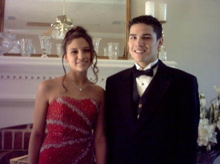 This is my son Eddie & his prom date Samantha