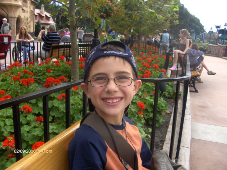 James - at EPCOT in Germany