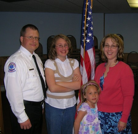 Family at EMS Banquet