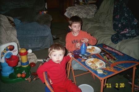 Our grandsons Gavin 5 and Hayden 1 1/2