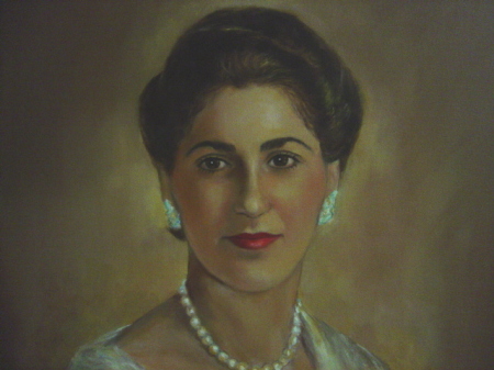 Portrait I painted of my mother