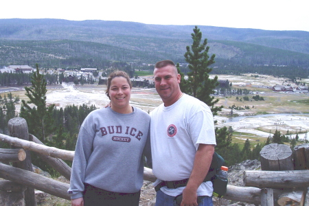 At Old Faithful, Yellowstonw Nat. Pk