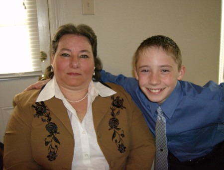 Me and my grandson Dustin 2-27-07