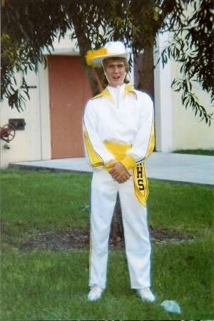 Western Star Regiment drum major Ric Cheyney