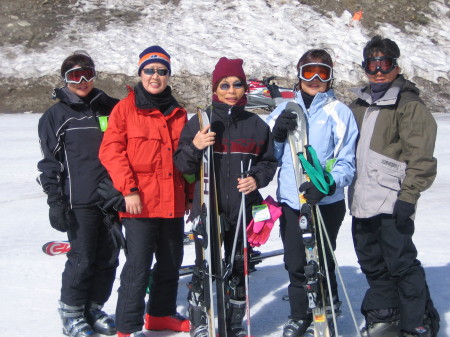 Spring Skiing at Mt. Rose with friends