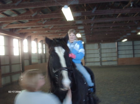 Katie with Oreo