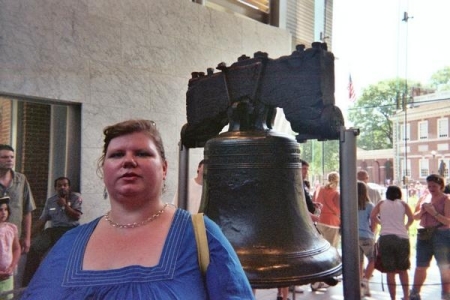 Laura at Liberty Bell