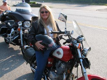 Me in the Killington Classic Bike Rally Parade