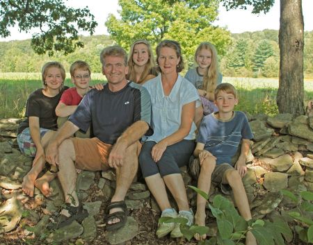 Our family in PA August 2010.