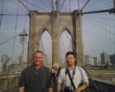 Brooklyn Bridge NYNY with Yajun