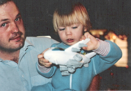 Me and Matt playing, 1992