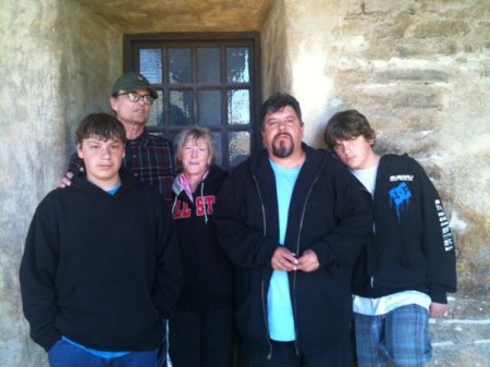 Ian,(grandson) Bobby(husband), me, Martin Sr(son-in-law), and Martin Jr(grandson)