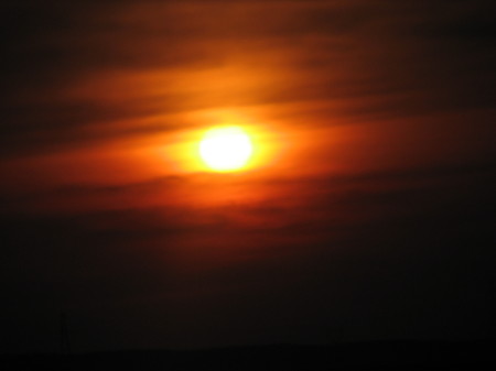 sun rise n north dakota