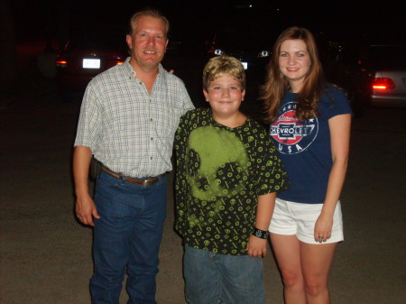 Ron, Dalton (my son), and Stephanie (my Niece)