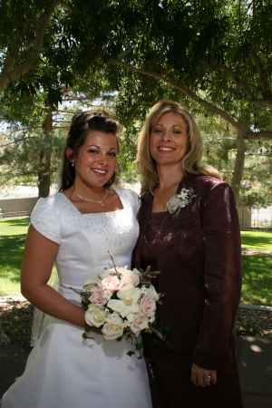 My daughter Nicole & I at her wedding in '07