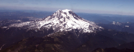 Mount Rainer from the air