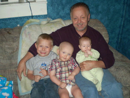 chuck and his grand babies