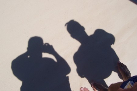 we caught our shadows