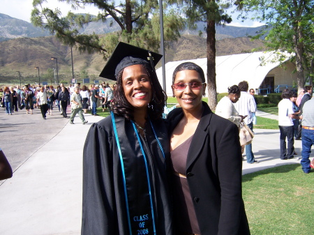 Me and my sister at my graduation