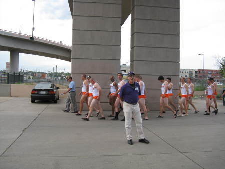 San Diego Padres in Hooters uniforms