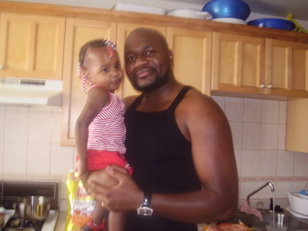my hubby and daughter