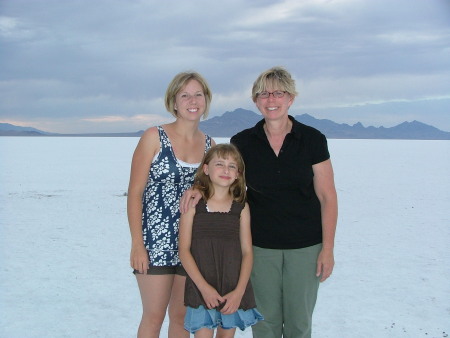 My 3 favorite girls at the salt flats.