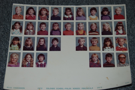 Ms. Concannon's Kindergarden class.  1972-73