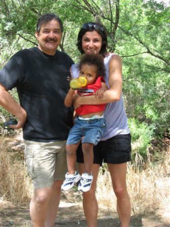 My Dad, Maceo and Me hiking!