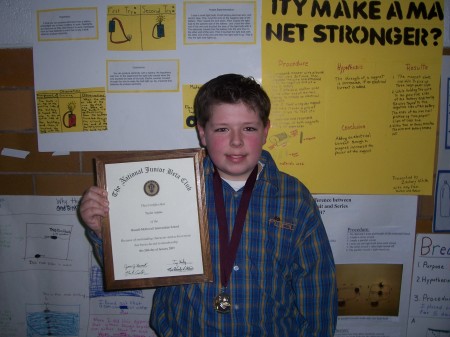 My son Taylor, 5th grade Honor Roll Awards!
