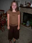 Veronica first day of school fifth grade
