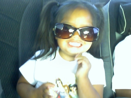 My niece and goddaughter, Kali . . .