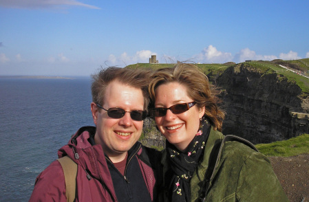 My wife, Karen, and I in Ireland - 2006
