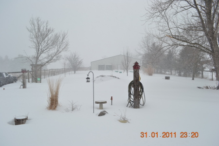 Cyndi Evans' album, Winter Storm Feb 1-2, 2011