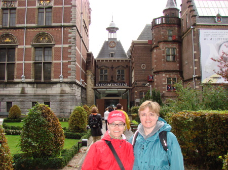 Outside the Rijksmuseum in Amsterdam - 2007.