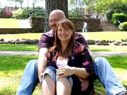 Jason & I at Tyler Rose Garden March '08