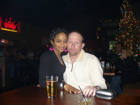 Me and Gorgeous wife Ruthie at X-mas time '07