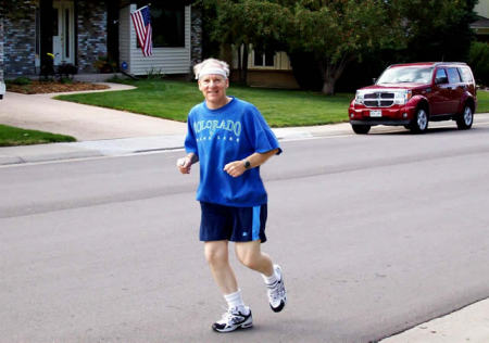 Jogging on Newport Street, Sep. 20, 2008
