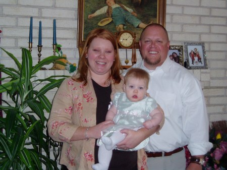 My son Chris, wife Pam and Ashlyn